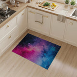 Vibrant Galaxy Nebula Area Rug