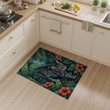 Jungle Tabby Cat Area Rug