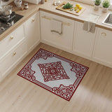 Elegant Traditional Persian Elegant Red Persian Medallion Area Rug