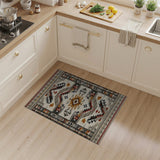 Southwestern Geometric Multi-Color Area Rug