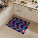 Vibrant Rainbow Arch Area Rug