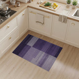 Purple Geometric Block Geometric Modern Area Rug