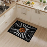 Dynamic Basketball Court Area Rug