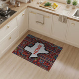 Texas 'HOME' Persian Pattern Area Rug