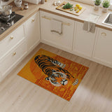 Prowling Orange Tiger Heritage Rug