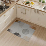 Beige and Neutral Modern Geometric Abstract Area Rug