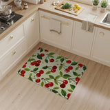 Cherry Fruit Pattern Area Rug