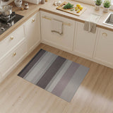 Modern Grey Ombre Striped Area Rug