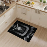 Symmetrical Geometric Abstract Area Rug