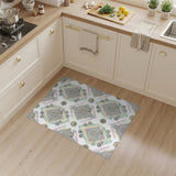 Pastel Floral Mandala Vintage Area Rug