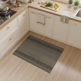 Beige Grid Geometric Woven Area Rug