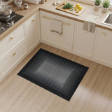 Black White Geometric Gradient Line Area Rug