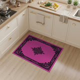 Traditional Persian Medallion Vibrant Pink Persian Medallion Area Rug