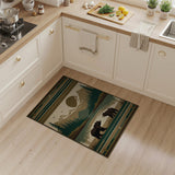 Southwestern Bear Lake Mountain Area Rug