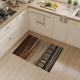 Brown Tan Coastal Pier Area Rug