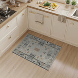 Beige Heritage Tribal Geometric No. 7 Area Rug