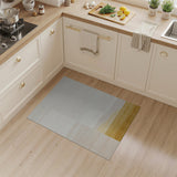 Layered Beige Hills Abstract Area Rug