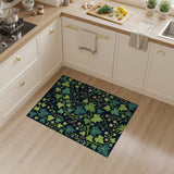 Lush Ivy Vine Floral Area Rug
