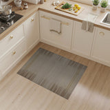 Beige and Neutral Beige Woven Geometric Stripe Area Rug