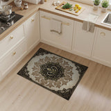 Ornate Acanthus Leaf Medallion Rug