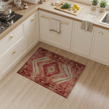 Southwestern Red Southwestern Geometric Area Rug