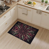 Pink Paisley Mandala Area Rug