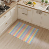 Pastel Stripe Geometric Area Rug