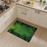 Lush Forest Canopy Green Area Rug