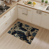 Spotted Holstein Cow Portrait Area Rug