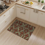 Bold Orange Arrow Southwestern Area Rug