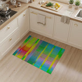 Vibrant Multi-Color Geometric Geometric Modern Area Rug