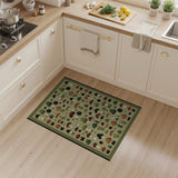 Boho Chic Whimsical Mushroom Meadow Area Rug