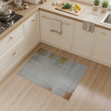 ODIKA Washable Modern Abstract Area Rug - Cream & Gold