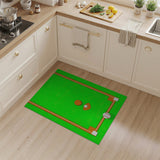Playful Baseball Field Kids Area Rug