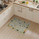 Multi-color and Patterns Playful ABC Alphabet Kids Rug with Cute Animals