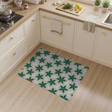 Emerald Starburst Floral Area Rug
