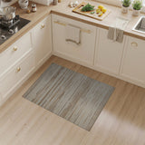 Beige Tan Horizontal Striped Woven Area Rug