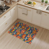 Rainbow Suitcase Adventure Area Rug