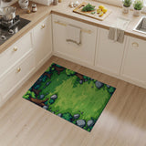 Whimsical Forest Glade Cartoon Area Rug