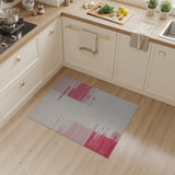 Pink Modern Pink Geometric Block Area Rug