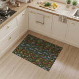Wildflower Footpath Washable Area Rug
