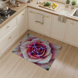 Electrified Pink Rose Area Rug