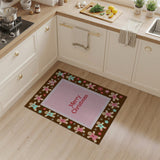Merry Christmas Gingerbread Kids Area Rug