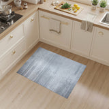 Grey Distressed Vintage Washable Area Rug