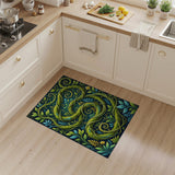 Lush Mossy Vine Floral Area Rug