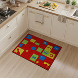 Vibrant Kids Alphabet Shapes Play Rug