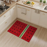 Fruit Pattern Multi-color and Patterns Watermelon Slice Fruit Pattern Area Rug