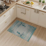 Seahorse Coral Coastal Beach Rug