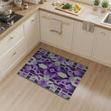 Purple Geometric Abstract No. 2 Area Rug