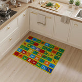 Multi-color and Patterns Vibrant Multi-Color ABC Alphabet Kids Area Rug